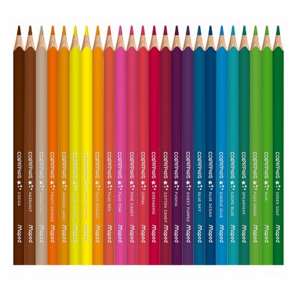Цв. карандаши 12 шт. "Color Peps" +точилка