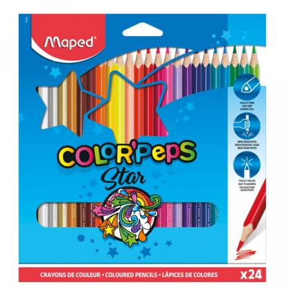 Цв. карандаши 12 шт. "Color Peps" +точилка