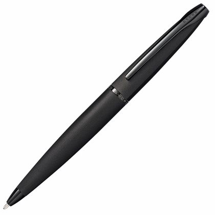 Ручка шарик/автомат "ATX Brushed Black" 0,7 мм, метал., подарочн. упак., черный, стерж. черный