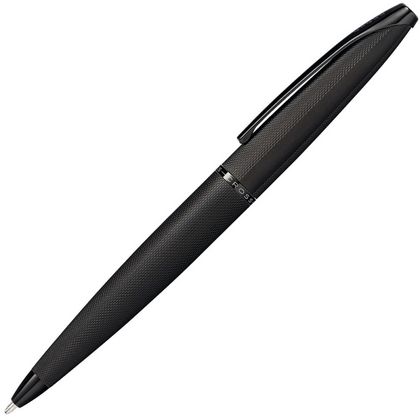 Ручка шарик/автомат "ATX Brushed Black" 0,7 мм, метал., подарочн. упак., черный, стерж. черный