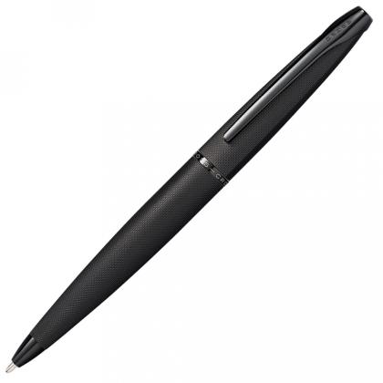 Ручка шарик/автомат "ATX Brushed Black" 0,7 мм, метал., подарочн. упак., черный, стерж. черный
