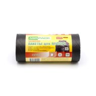 Мешки для мусора 240л 10шт/рулон ПВД Mirpack Extra 55мкм 93*130см цв.черный