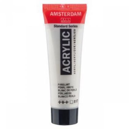 Краски акриловые "Amsterdam" 817 жемчужный белый, 20 мл., туба