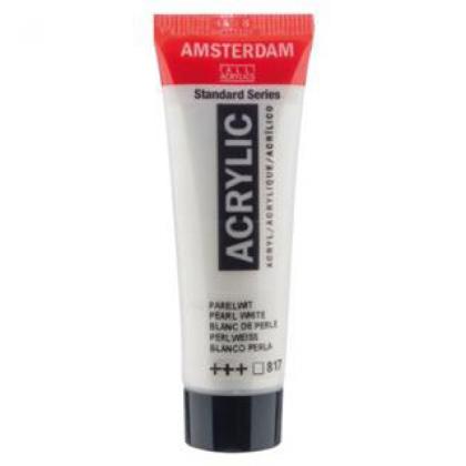 Краски акриловые "Amsterdam" 817 жемчужный белый, 20 мл., туба