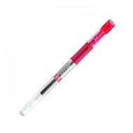Ручка гелевая "Jell-Zone Standard" 0,5 мм, пласт., прозр., стерж. красный