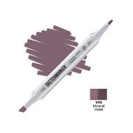 Маркер перм., худ. "Sketchmarker" двусторонний, V90, фиолетовый минерал