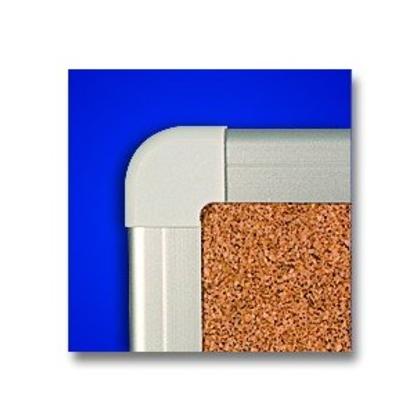 Доска 100*150 см, пробка, в сером алюмин. профиле ALU23