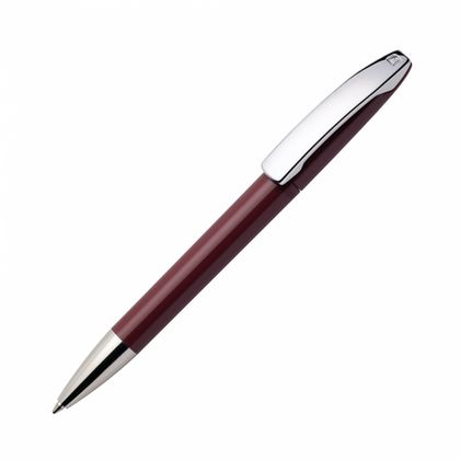 Ручка шарик/автомат "View C CR" 1,0 мм, пласт./метал., глянц., красный/серебристый, стерж. синий