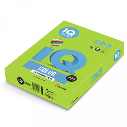 Бумага цветная A4, 80г/м, 500 л. "IQ Color" желтый неон
