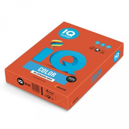 Бумага цветная A4, 80г/м, 500 л. "IQ Color" желтый неон