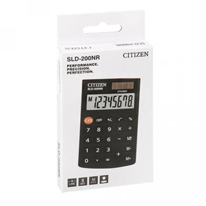 Кальк. карм. 8р. SLD-200NR CITIZEN черный 98*62*10 мм