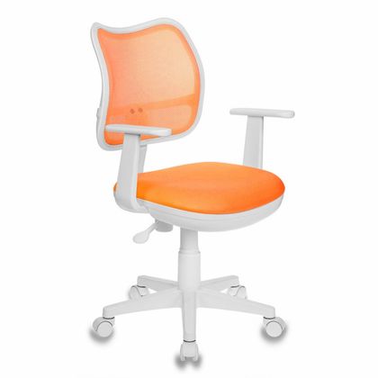 Кресло для детей Бюрократ CH-W797/SD/TW-18 спинка сетка салат. сиденье салат. TW-18 (пластик белый)