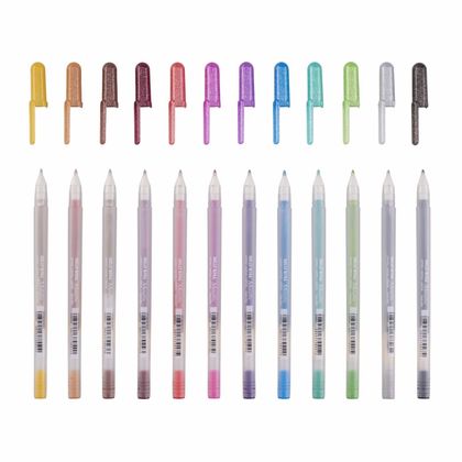 ручка гелевая "Gelly Metallic" серебристый