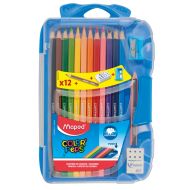 Набор цв. карандаши 12 шт. "Color Peps" точилка+ластик+прост. карандаш