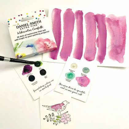 Набор цветовых карт Daniel Smith "Watercolor confetti" 36 цветов
