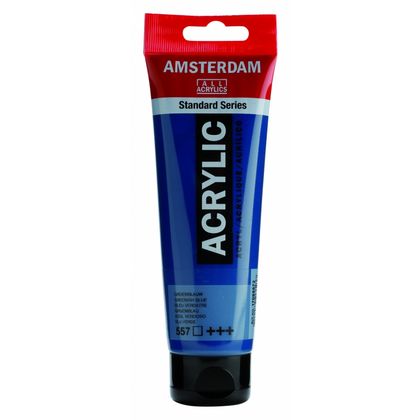 Краски акриловые "Amsterdam" 557 зелено-синий, 120 мл., туба