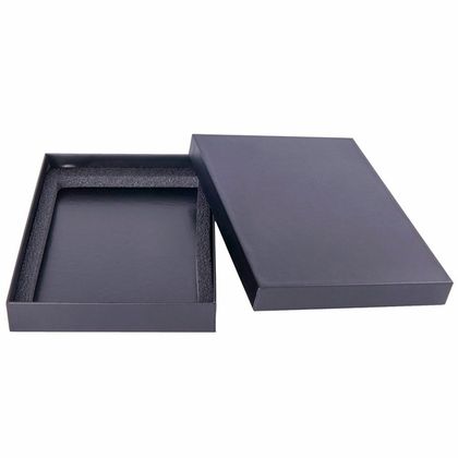 Коробка подарочная под ежедневник "21056/35" 14,5*20,5 см, c ложементом, картон, черный