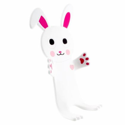 Подставка д/смартфона "Unicorn" метал./силикон., белый/разноцветный