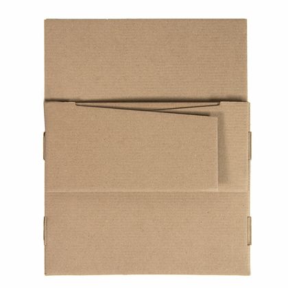 Коробка подарочная Big Box 25,5*21,5*11 см, самосборная, картон, коричневый