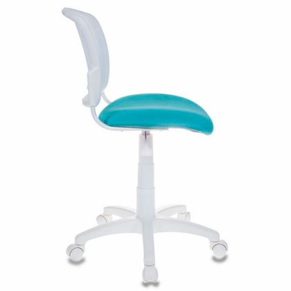 Кресло для детей Бюрократ CH-W296NX белый TW-15 сиденье розовый 26-31 сетка/ткань, крестовина пластик