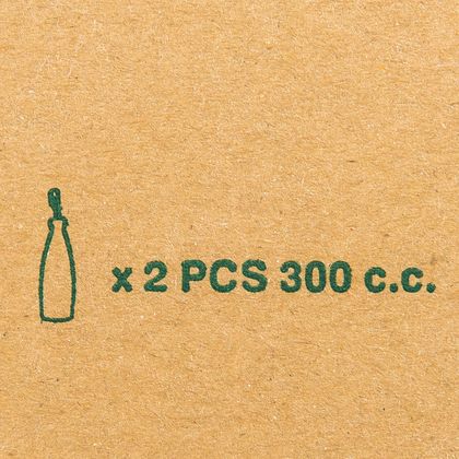 Набор емкостей д/масла 2 шт. "XM5736_3.01 Authentic" упак., прозрачный