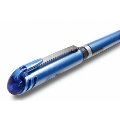 Ручка роллер "EnerGel" 0,5 мм, пласт., глянц., синий, стерж. синий