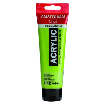 Краски акриловые "Amsterdam" 617 желто-зеленый, 120 мл., туба