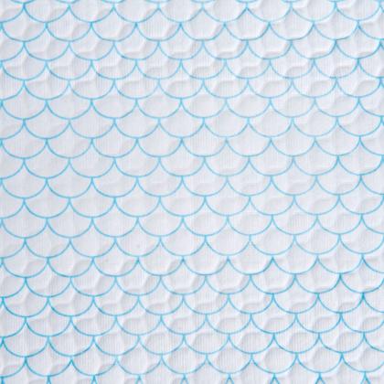 Салфетка из целлюлозы Celina clean fish print, 120г/м2, 33*42см, голубой, 25шт/упак