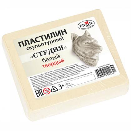 Пластилин скульптурный "Студия" телесный твердый, 0,5 кг