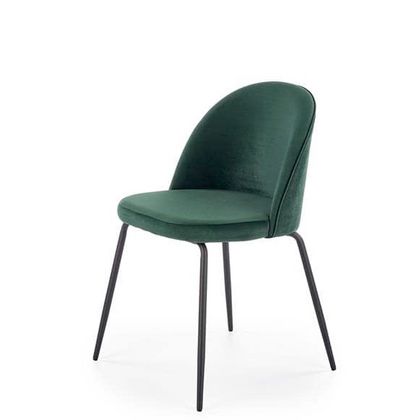 Стул HALMAR K303, каркас-дерево, ткань, т.-серый