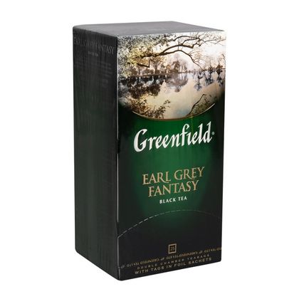 Чай "Greenfield" 25 пак*2 гр., черный, с аром. бергам., Earl Grey Fantasy