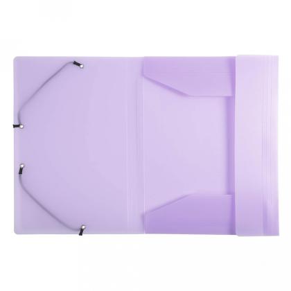 Папка на резинках 15 мм. "Chromaline Pastel" пласт., ассорти