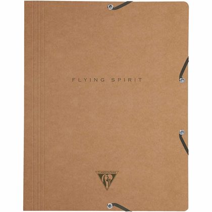 Папка на резинках 15 мм. "Flying Spirit" карт., белый