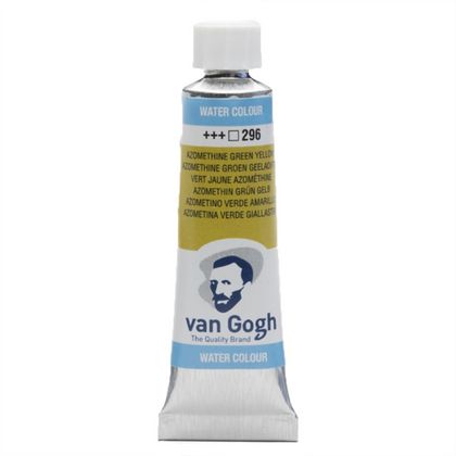Краски акварельные "Van Gogh" 296 азометин зелено-желтый, 10 мл, туба