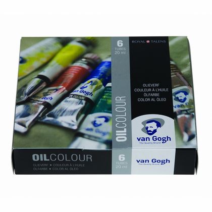 Краски масляные "Van Gogh" набор начальный 6 цв., 20 мл., туба
