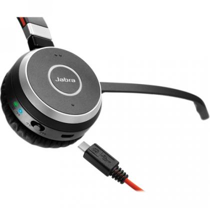 Наушники с микрофоном "Jabra EVOLVE 65 UC Stereo" черный