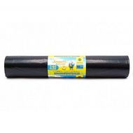 Мешки для мусора 240л 10шт/рулон ПВД Mirpack Добрыня 100мкм 93*130см цв.черный
