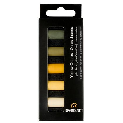 Пастель мягкая "Rembrandt Half Pastel" набор, 5 цв., охры