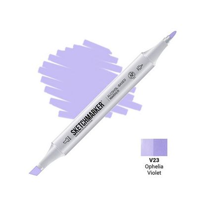 Маркер перм., худ. "Sketchmarker" двусторонний, V23, фиалковый