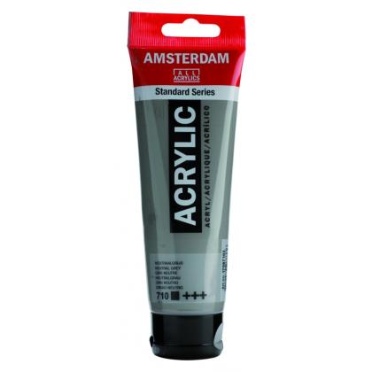 Краски акриловые "Amsterdam" 710 серый нейтральный, 120 мл., туба