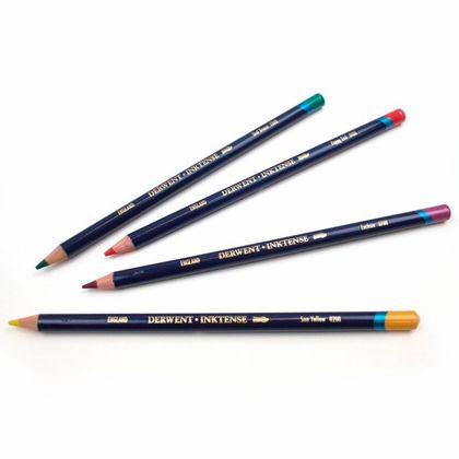 Карандаш акварельный "Inktense" набор 12 цв., металл.