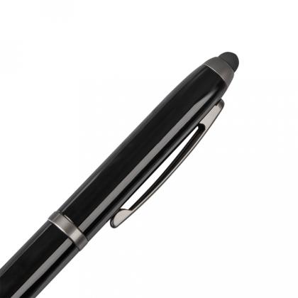 Ручка шарик/автомат "Nautic Touch Pad Pen" 1,0 мм, метал., черный/графит, стерж. синий