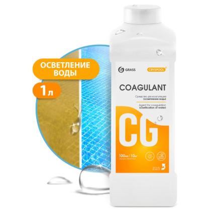 Средство для осветления воды "CRYSPOOL Coagulant", 1л, канистра