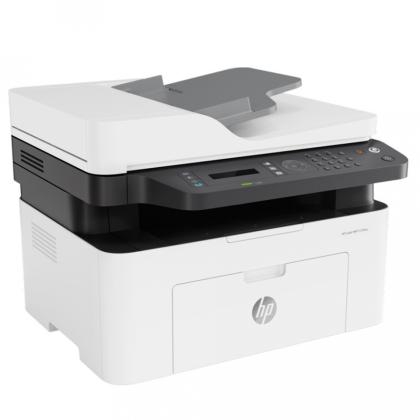 МФУ, лазерное HP, Laser 137fnw, A4, 4ZB84A