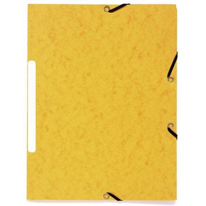 Папка на резинках 15 мм. "Manila" карт., желтый