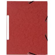Папка на резинках 15 мм. "Manila" карт., красный