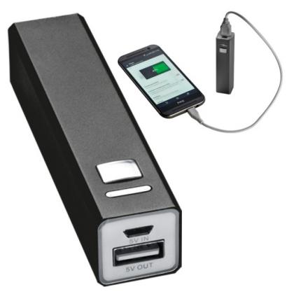Зарядное устройство (аккумулятор) Power Bank "Port Hope" 2200, карт. упак., красный