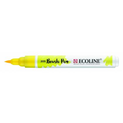 Маркер акварельный "Ecoline" 205 желтый лимонный