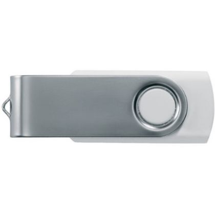 Карта памяти USB Flash 2.0 16 Gb "Twister/MO1001c-06" пласт./метал., упак., белый/серебристый