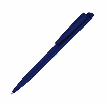 Ручка шарик/автомат "Dart Polished" 1,0 мм, пласт., глянц., белый, стерж. синий